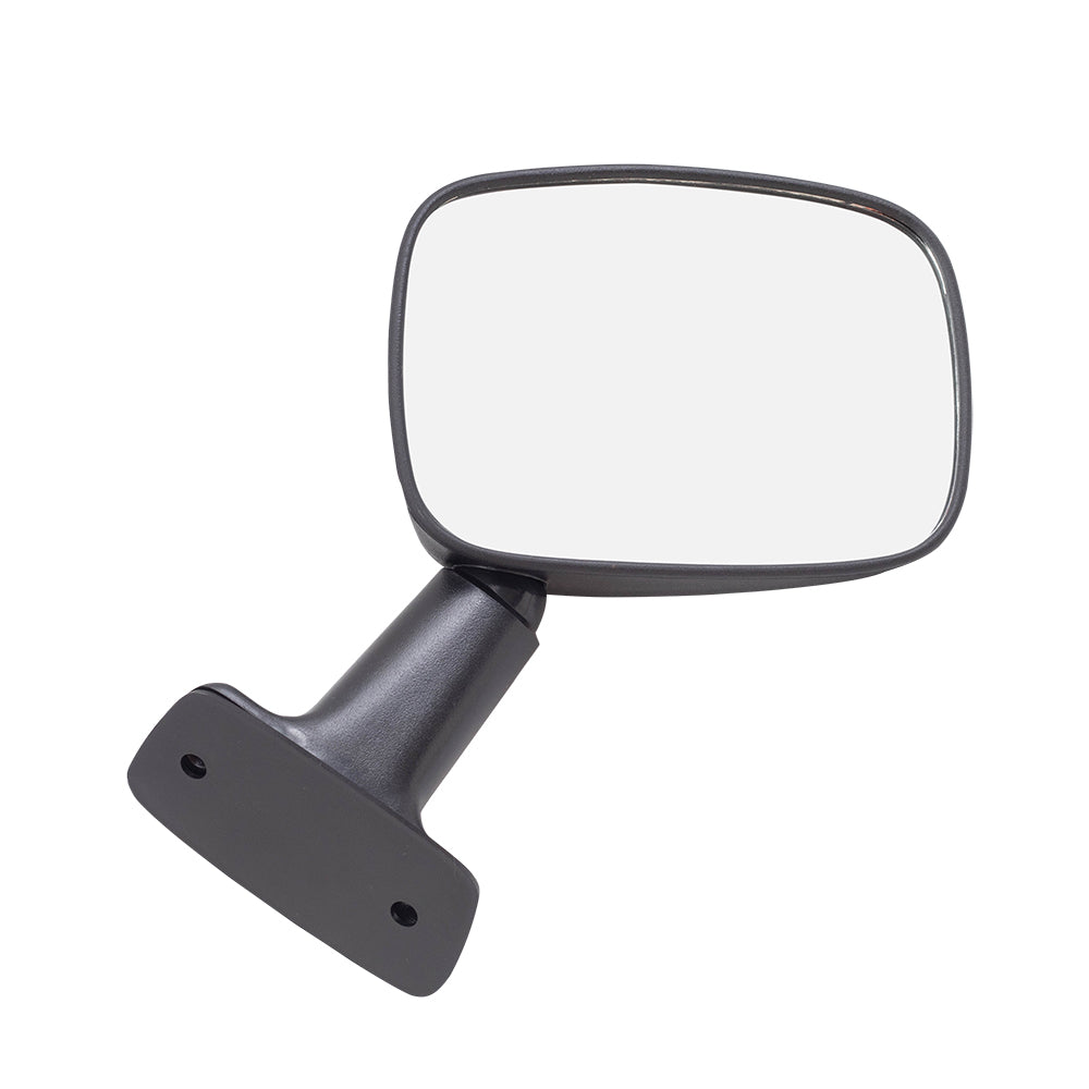 Brock Replacement Passengers Manual Side View Mirror Textured Compatible with 8791089121