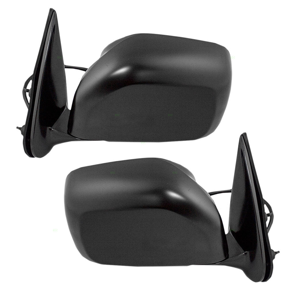 Brock Replacement Driver and Passenger Power Side View Mirrors Ready-to-Paint Compatible with 00-04 Tacoma Pickup Truck 87940-35551 87910-35580