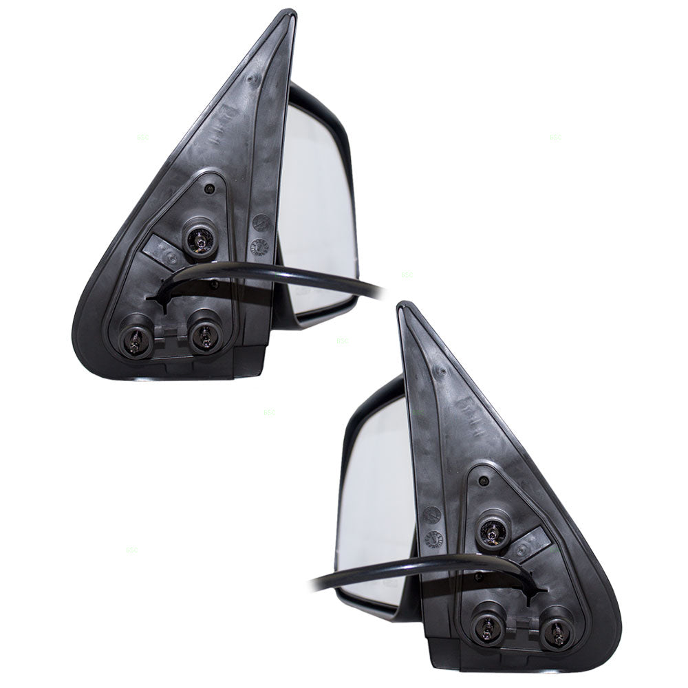 Brock Replacement Driver and Passenger Power Side View Mirrors Ready-to-Paint Compatible with 00-04 Tacoma Pickup Truck 87940-35551 87910-35580