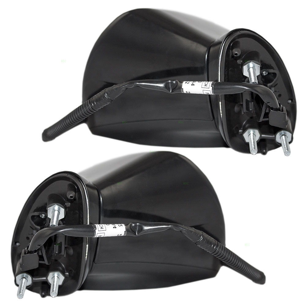 Brock Replacement Driver and Passenger Power Side View Mirrors Heated Signal Puddle Lamp Compatible with 2014-2018 IS350 87940-53700-C0 87910-53700-C0
