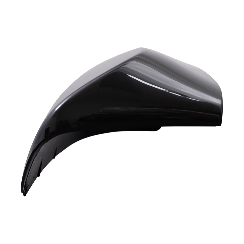 Brock Aftermarket Replacement Driver Left Mirror Cover Paint to Match Black without Signal Compatible with 2014-2019 Toyota Corolla