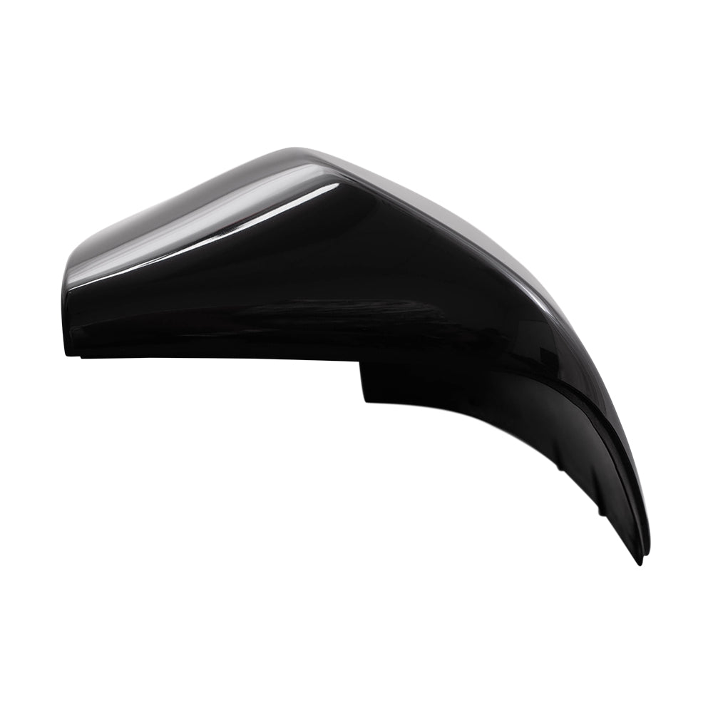 Brock Aftermarket Replacement Part Driver & Passenger Side Mirror Covers Set Paint to Match Black with Signal Compatible with 2014-2019 Toyota Corolla