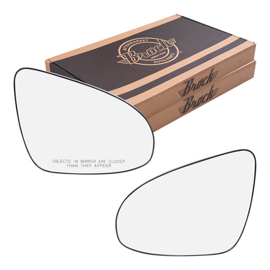 Mirror Glass with Base for 2012-2014 Camry 8794706410 Set TO1324119