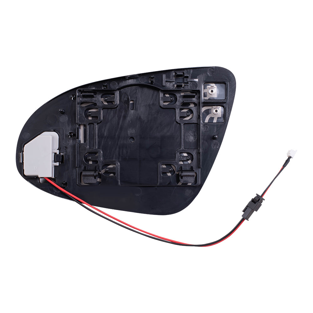 Mirror Glass with Base for 2012-2014 Camry Blind Spot Detection Heated 8794706010 Set TO1324131