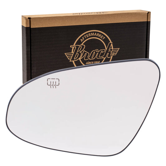 Mirror Glass with Base for 2014-2019 Corolla Heated for 2017-2018 Corolla iM 8796102F30 Left TO1324117
