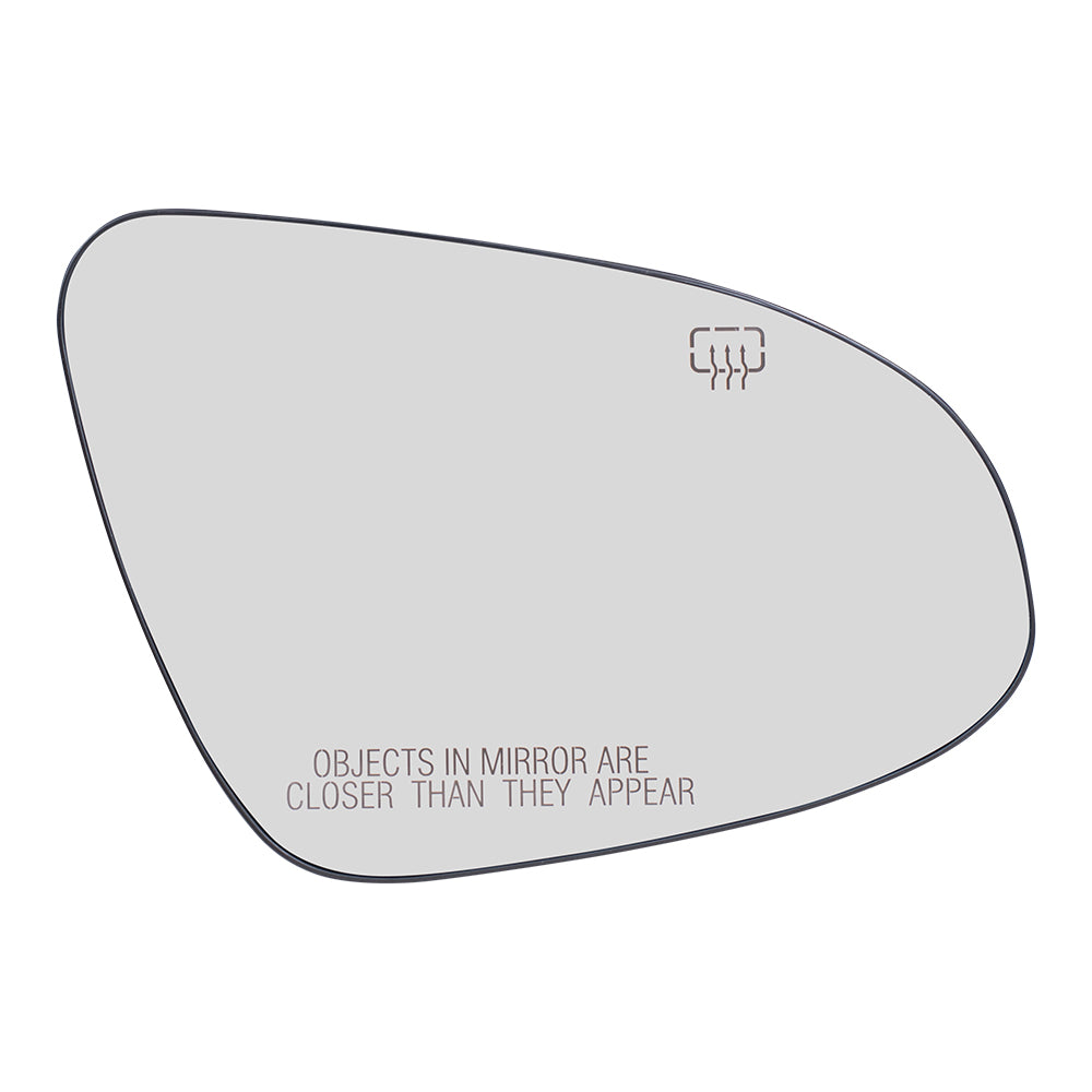 Mirror Glass with Base for 2014-2019 Corolla Heated for 2017-2018 Corolla iM 8796102F30 Set TO1324117