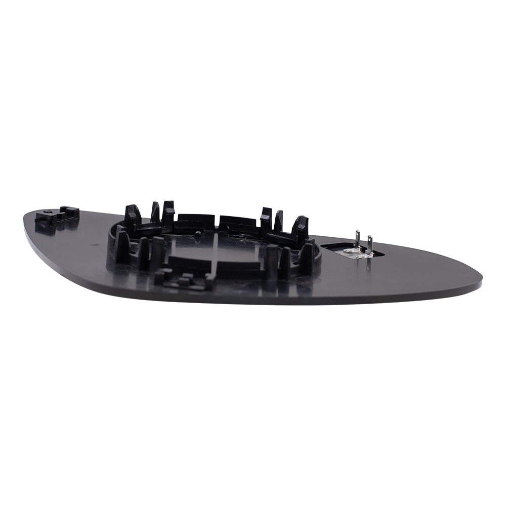Brock Replacement Driver Side Mirror Glass and Base with Heat Compatible with 2014-2019 Corolla