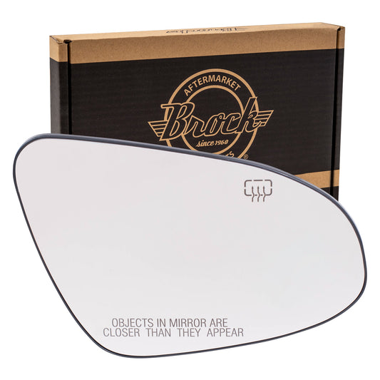 Mirror Glass with Base for 2014-2019 Corolla Heated for 2017-2018 Corolla iM 8793102F90 Right TO1325117