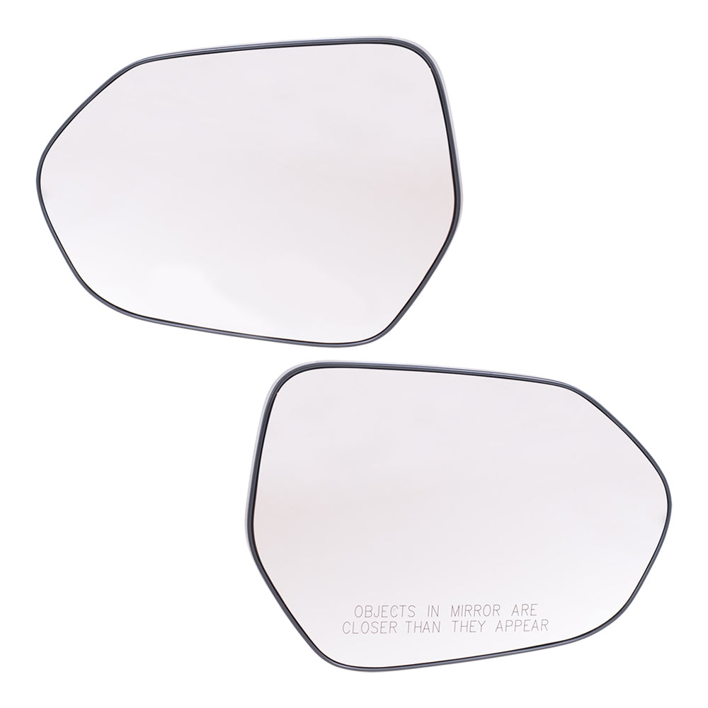 Mirror Glass with Base for 2018-2022 Camry North America Built Heated for 2020 Corolla 8790706160 Set TO1324140