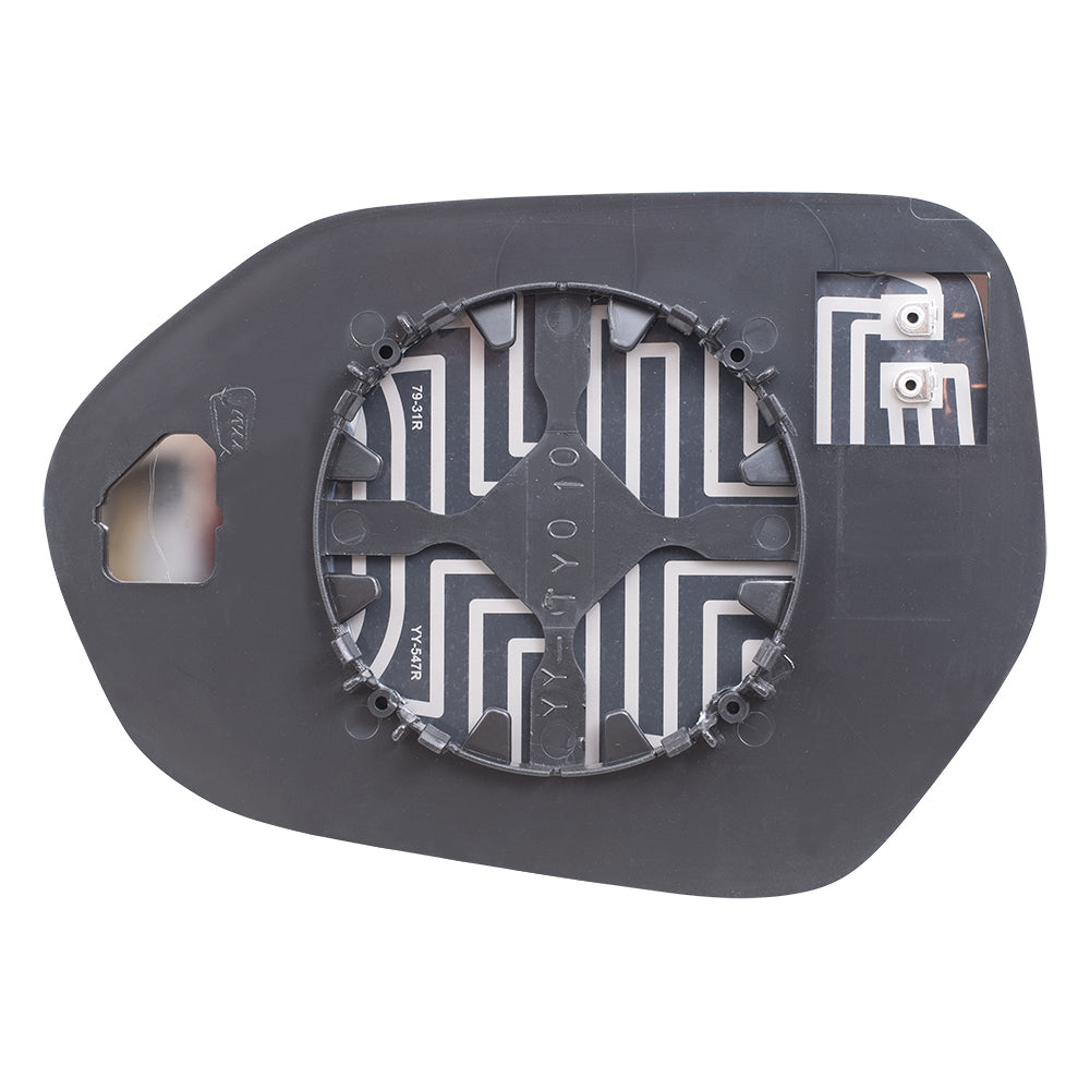 Mirror Glass with Base for 2018-2022 Camry North America Built Heated for 2020 Corolla 8790206180 Right TO1325140