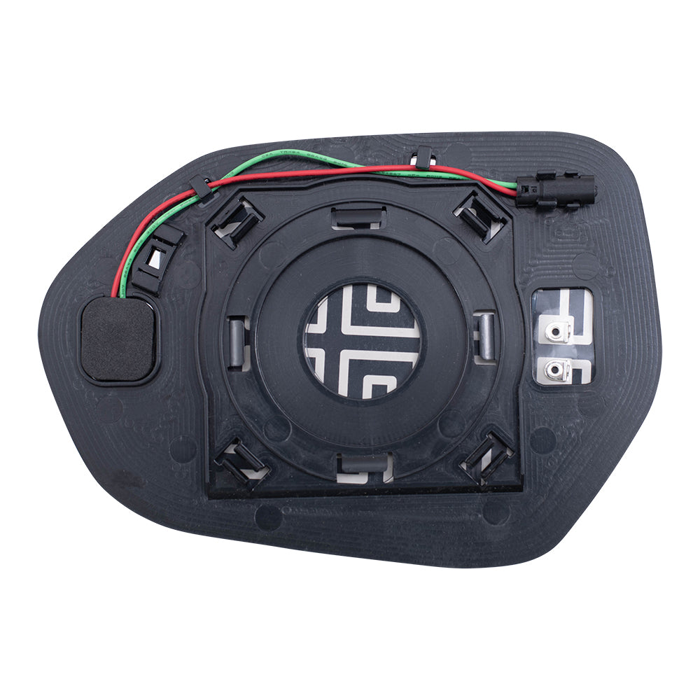 Mirror Glass with Base for 2018-2019 Camry Blind Spot Detection for 2019 Corolla for 2016-2018 Prius for 2016-2017 Prius V 8790706170 Set TO1324141