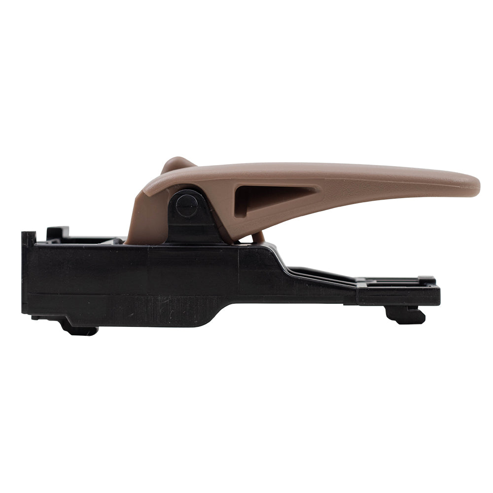 Brock Replacement Driver and Passenger Side Front and Rear Inside Brown/Oak Door Handles 4 Piece Set Compatible with 2001-2004 Sequoia & 2004-2006 Tundra Double Cab ONLY
