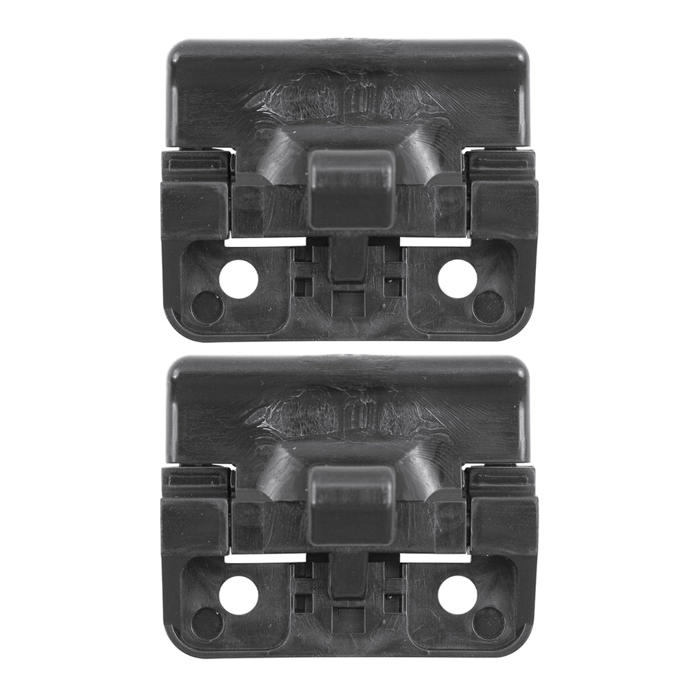 Brock Replacement Black Center Console Lid Latches Set Compatible with 1995-2004 Tacoma/ 1993-1998 T100 SR5/ 1996-2002 4Runner/ 1998-2003 Sienna/ 1998-2007 Land Cruiser/ 2001-2003 Prius