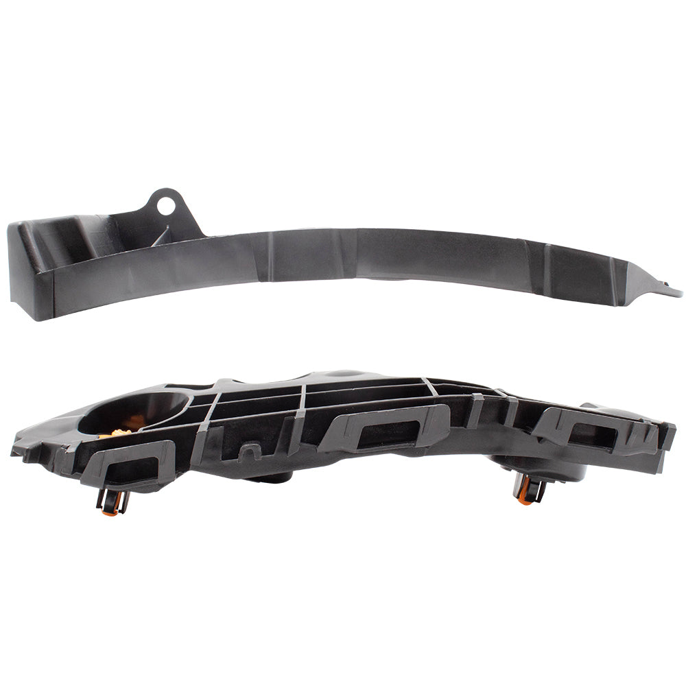 Brock Replacement for Aftermarket Replacement Bumper Brackets 4 Pc Set Compatible with 2018 Camry & Hybrid