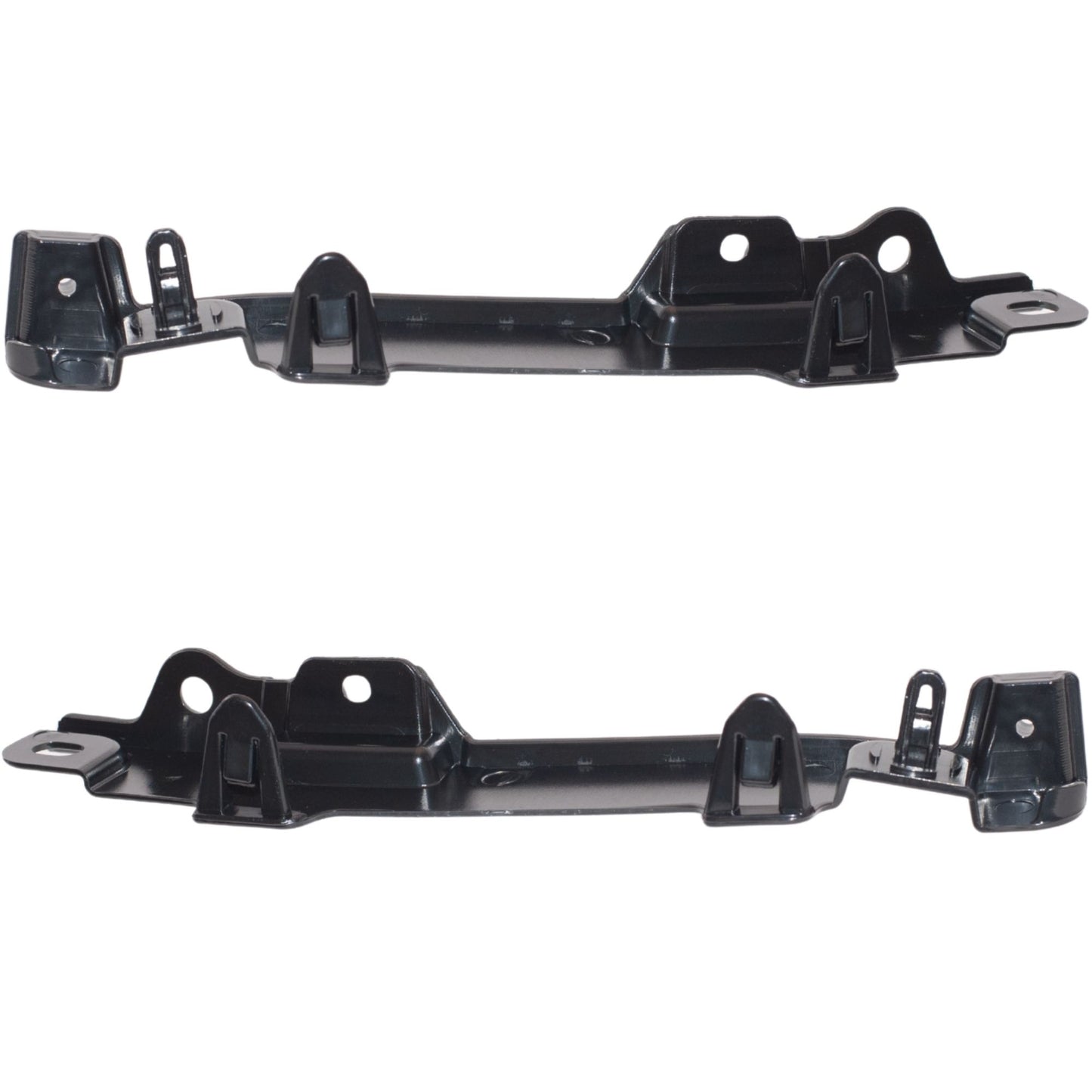 Front Lower Driver Side Left Passenger Side Right Bumper Cover Side Support Retainer Bracket Set Compatible with 2018-2022 Toyota C-HR Turkey Built 52146-F4030 52145-F4030 TO1042138 TO1043138