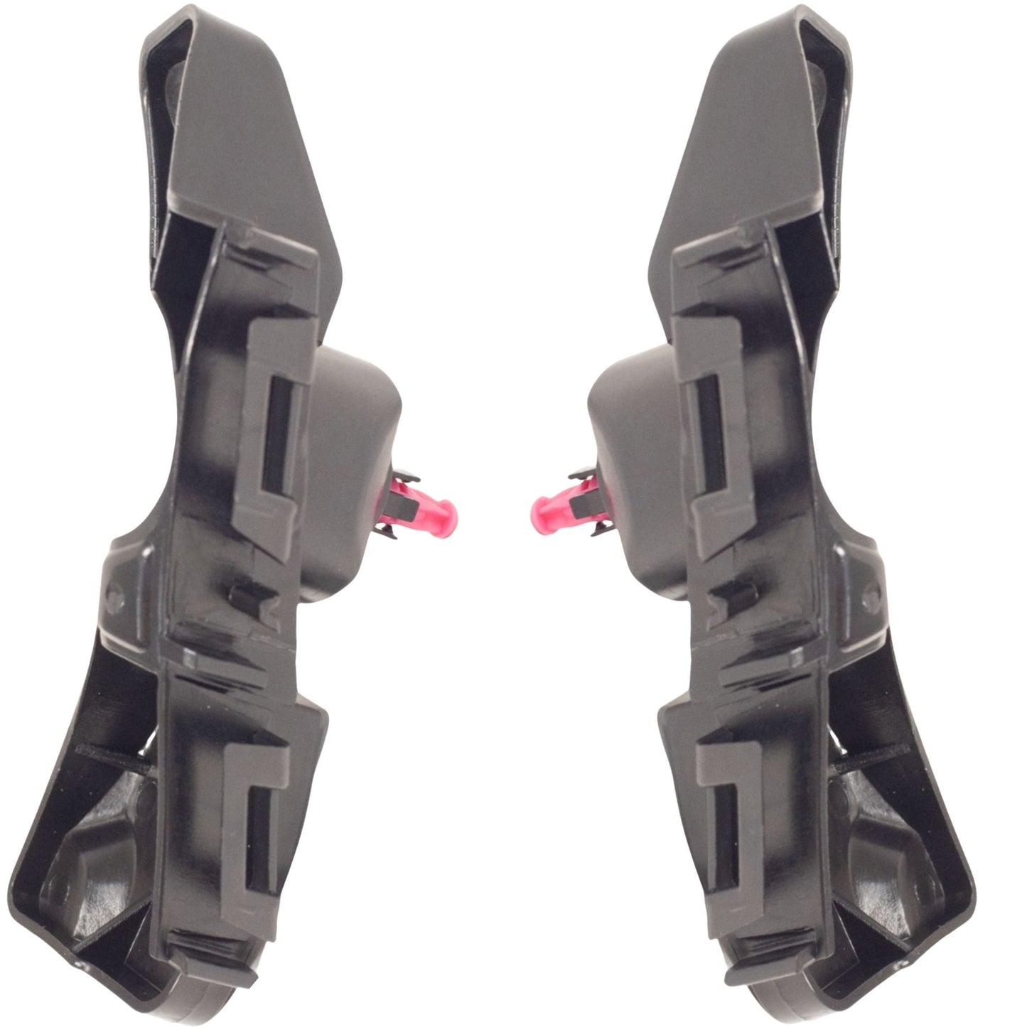 Brock Front Outer Driver Side Left Passenger Side Right Bumper Cover Side Support Bracket Set Compatible with for 2019-2025 Lexus ES300h/ES350 2021-2025 ES250 52116-06040 52115-06050