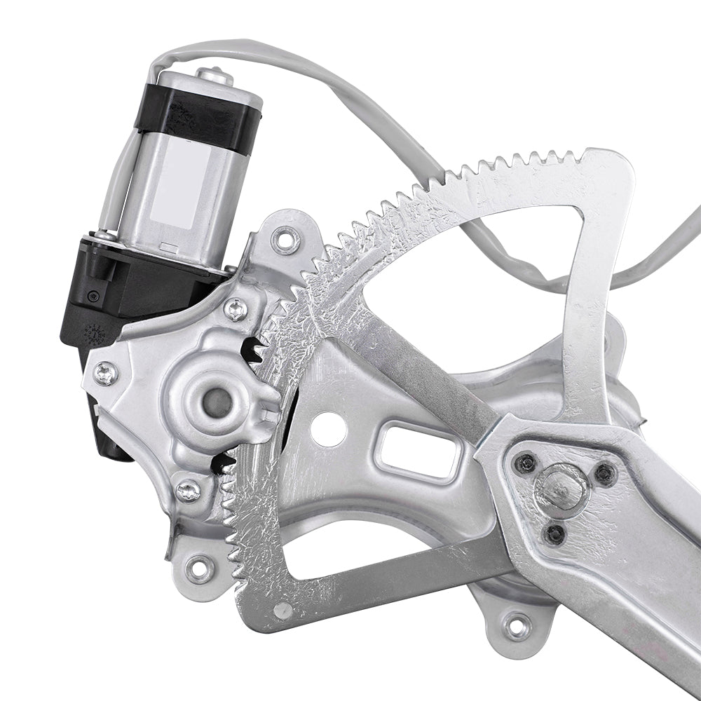 Brock Replacement Front Driver Side Power Window Regulator with Motor-6 Pin Connector Compatible with 2007-2021 Tundra/2008-2020 Sequoia & 2007-2021 Tundra Crew Cab Rear Driver Side