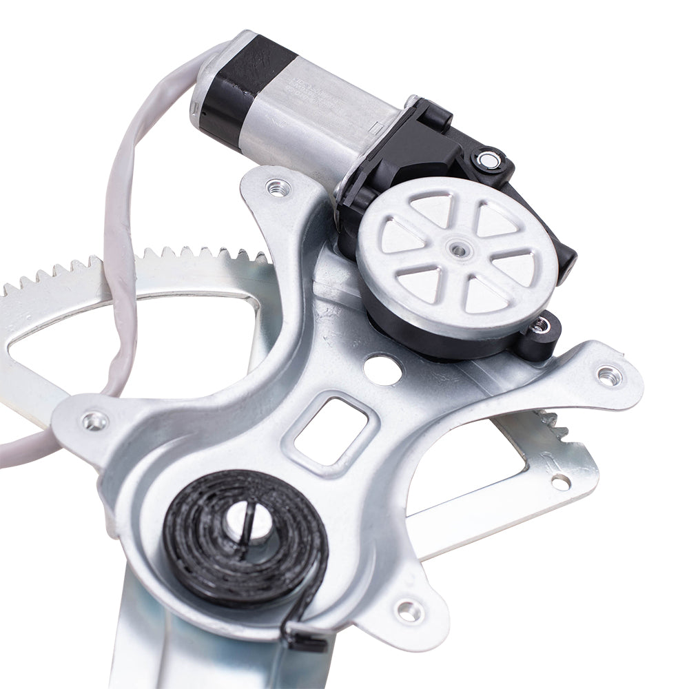 Brock Replacement Front Driver Side Power Window Regulator with Motor-6 Pin Connector Compatible with 2007-2021 Tundra/2008-2020 Sequoia & 2007-2021 Tundra Crew Cab Rear Driver Side