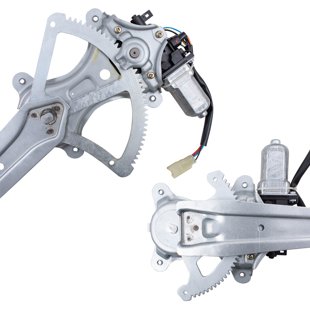 Brock Replacement Front and Rear Power Window Regulators with Motors Compatible with 02-03 ES300 ES330
