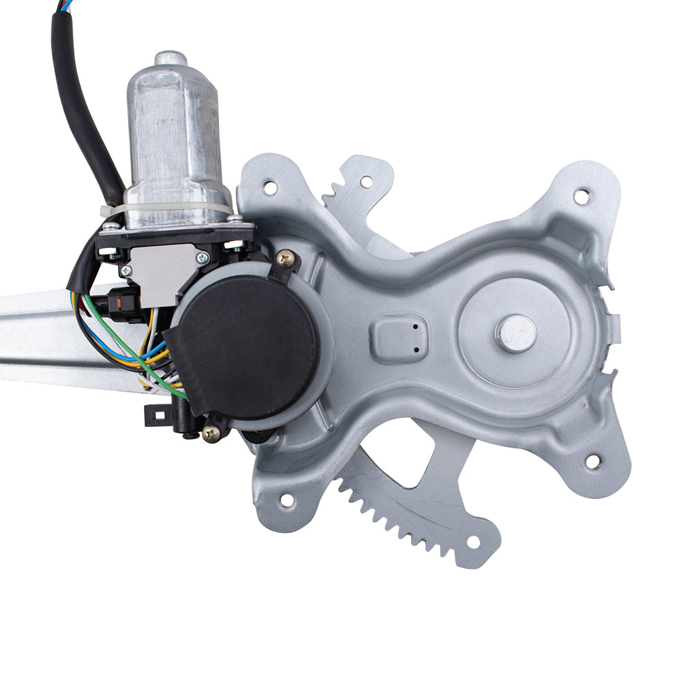 Brock Replacement Pair Set Rear Power Window Lift Regulators w/ Motors Assemblies Compatible with 02-03 ES300 ES330 69804-33040 69803-33040