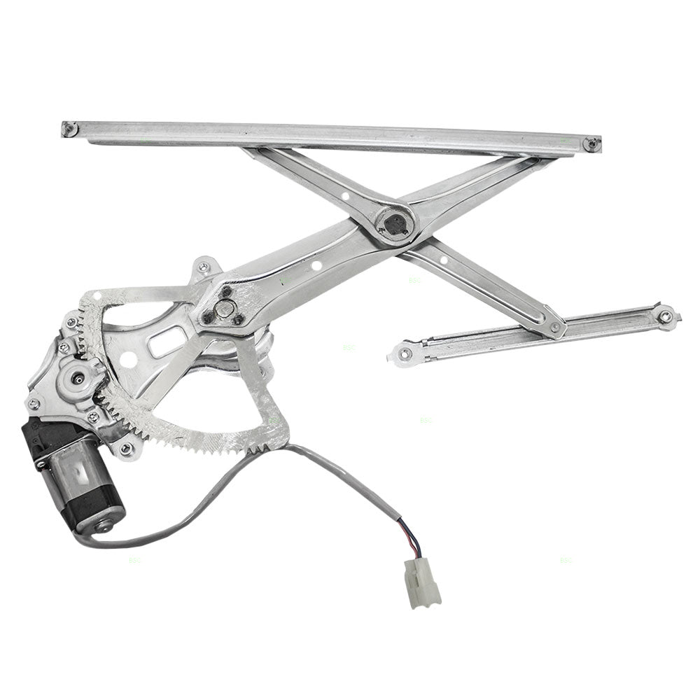 Brock Replacement Passengers Power Front Window Lift Regulator with Motor Assembly Compatible with 03-08 Matrix 85710AA050