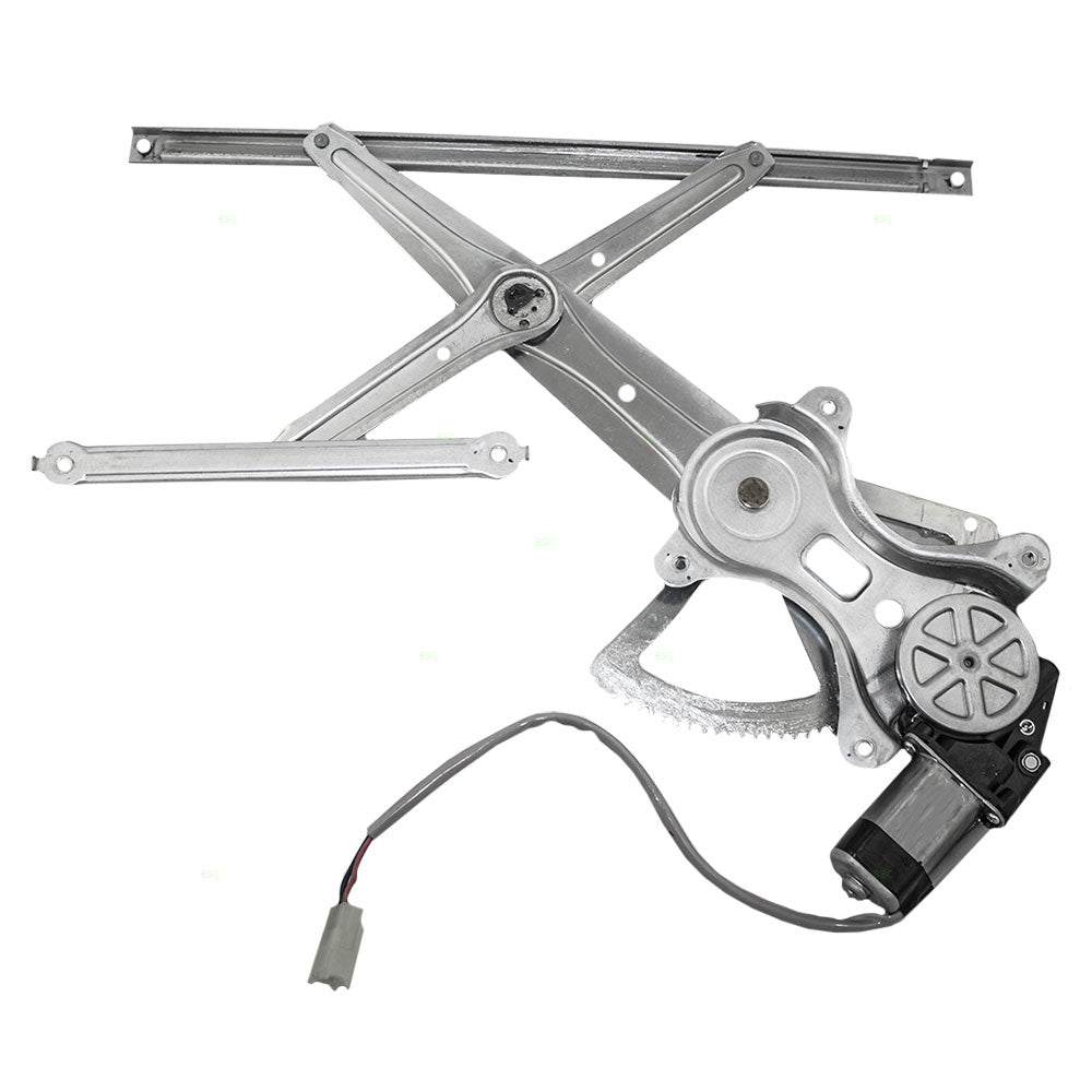 Brock Replacement Passengers Power Front Window Lift Regulator with Motor Assembly Compatible with 03-08 Matrix 85710AA050