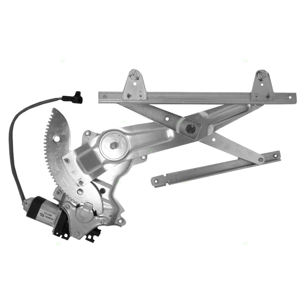 Brock Replacement Drivers Rear Power Window Lift Regulator with Motor Assembly Compatible with 97-01 Camry 69804AA010