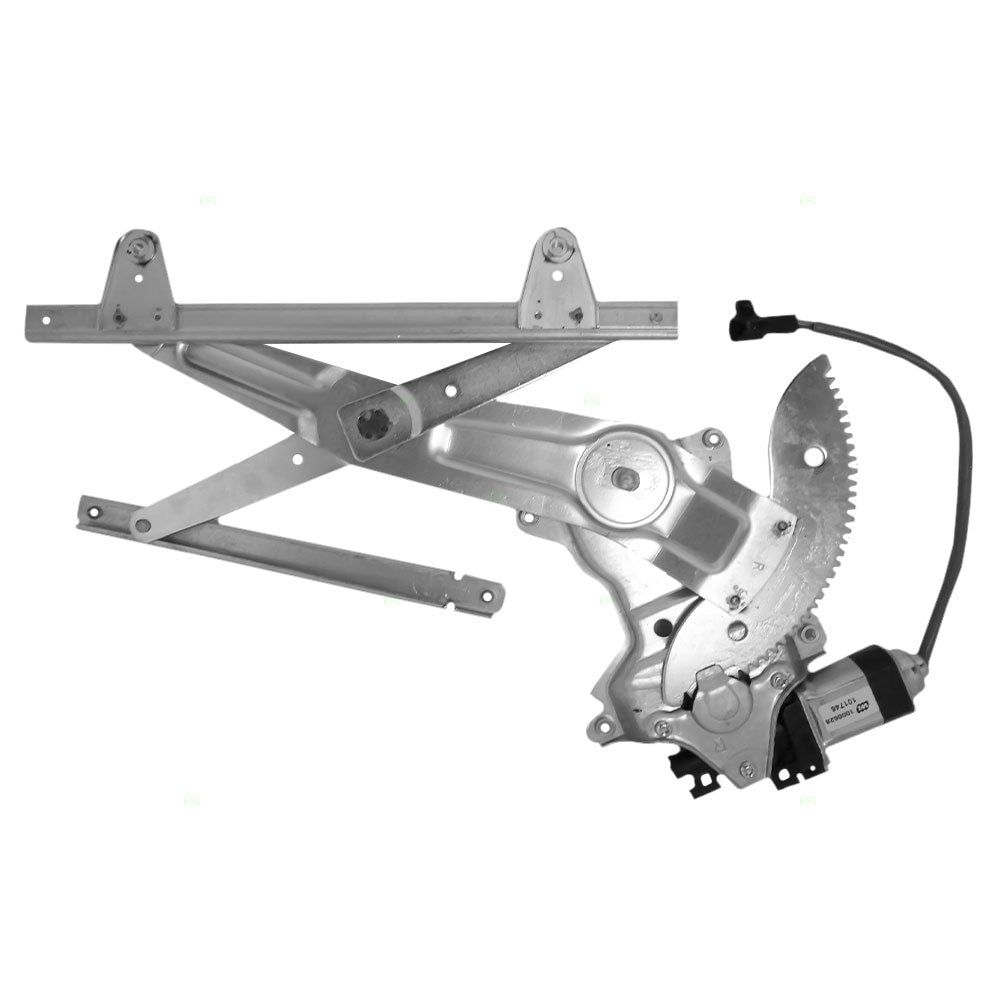 Brock Replacement Passengers Rear Power Window Lift Regulator with Motor Assembly Compatible with 97-01 Camry 69803AA010