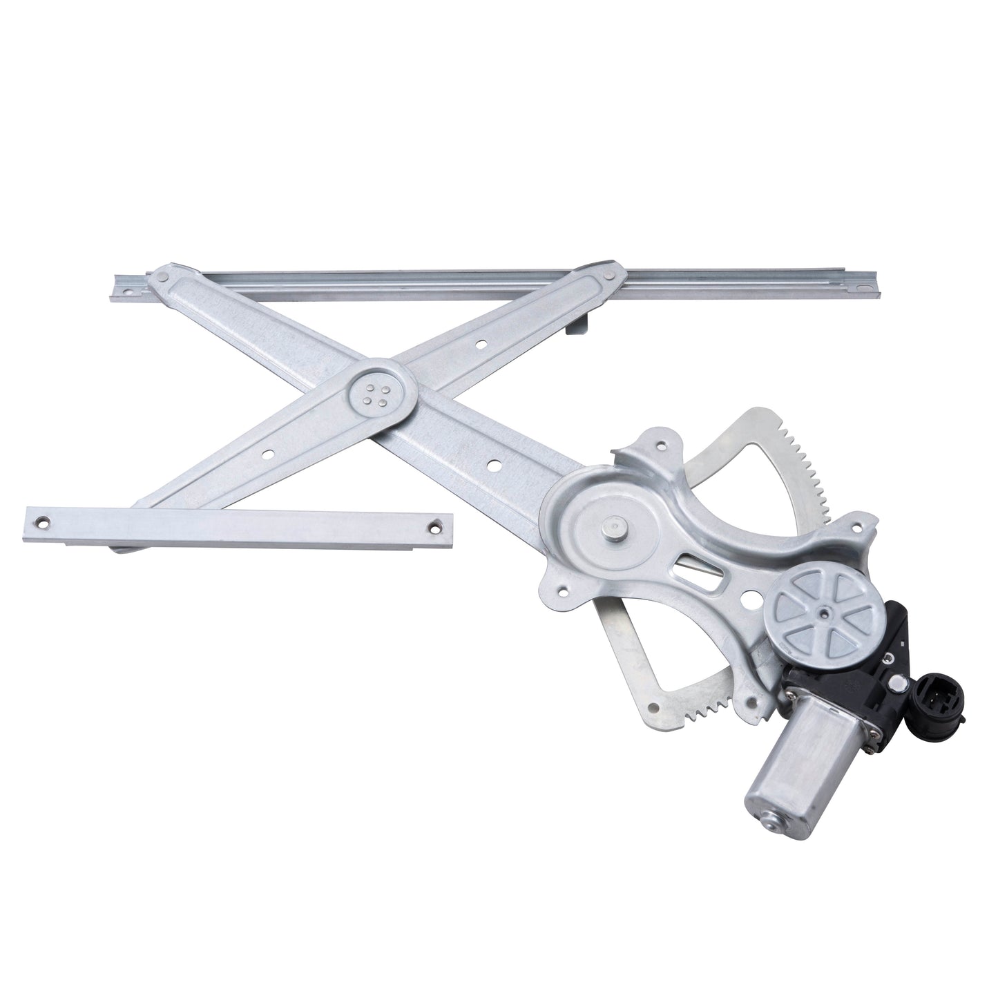 Brock Replacement Driver and Passenger Front Power Window Lift Regulators with Motors Assemblies Compatible with 01-05 SUV 69802-42050 69801-42050