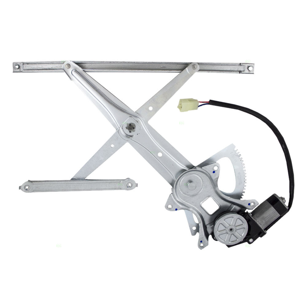 Brock Replacement Drivers Front Power Window Lift Regulator with Motor Assembly 2 Pin Connector Compatible with 04-10 Prius 69802-52070