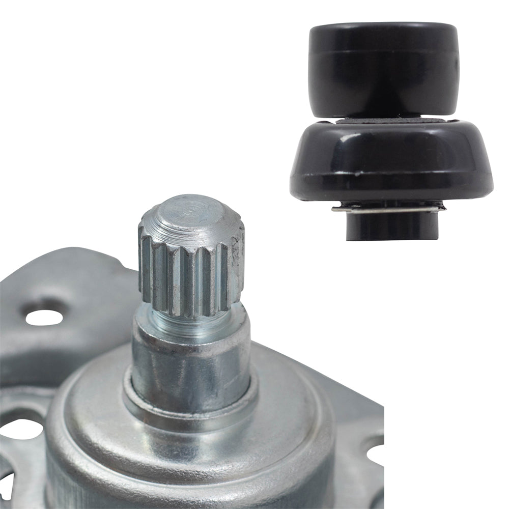 Brock Replacement Manual Window Regulators with Crank Handles Compatible with 84-89 4Runner