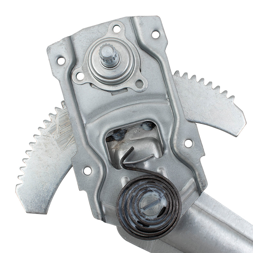 Brock Replacement Front Manual Window Regulators and Black with Chrome Crank Handles Compatible with 90-95 4Runner