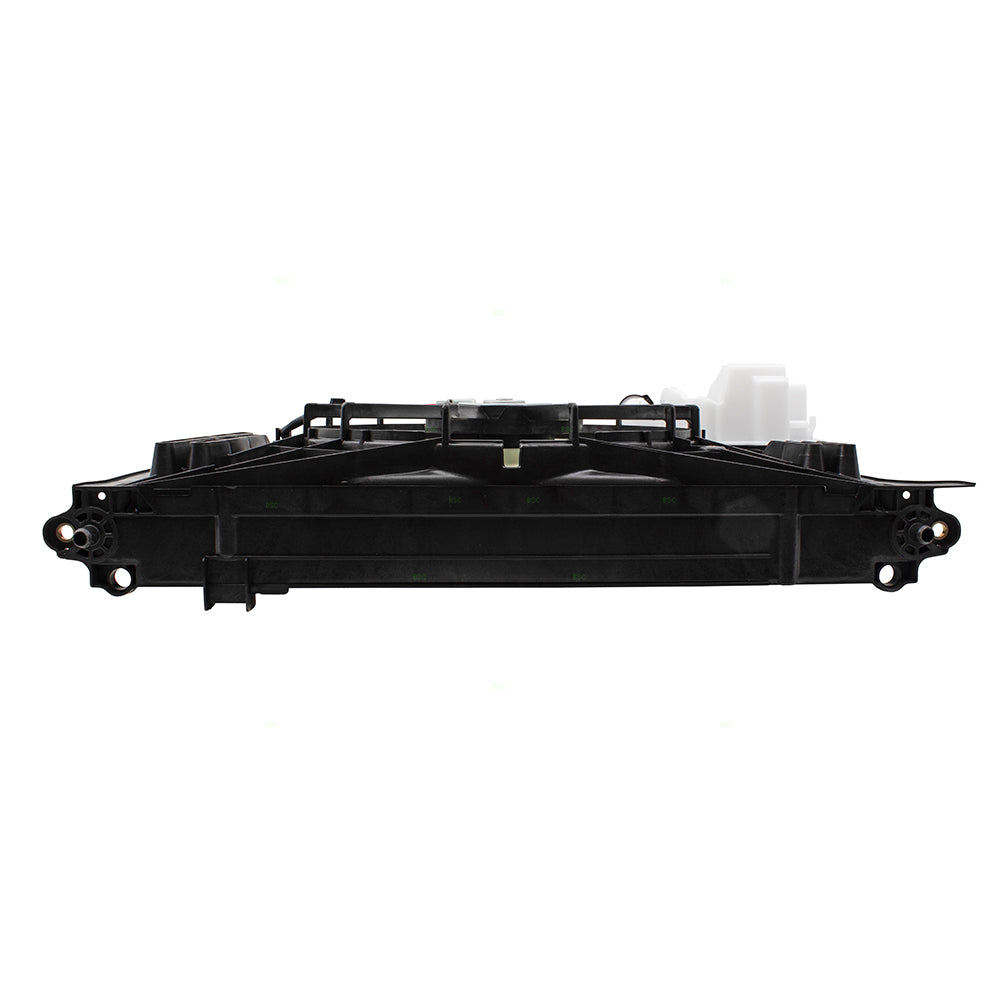 Brock Replacement Cooling Fan Assembly w/ Radiator Coolant Overflow Tank Replacement for 14-19 Corolla 163610T041 163630T020 16711-0T131 TO3115181