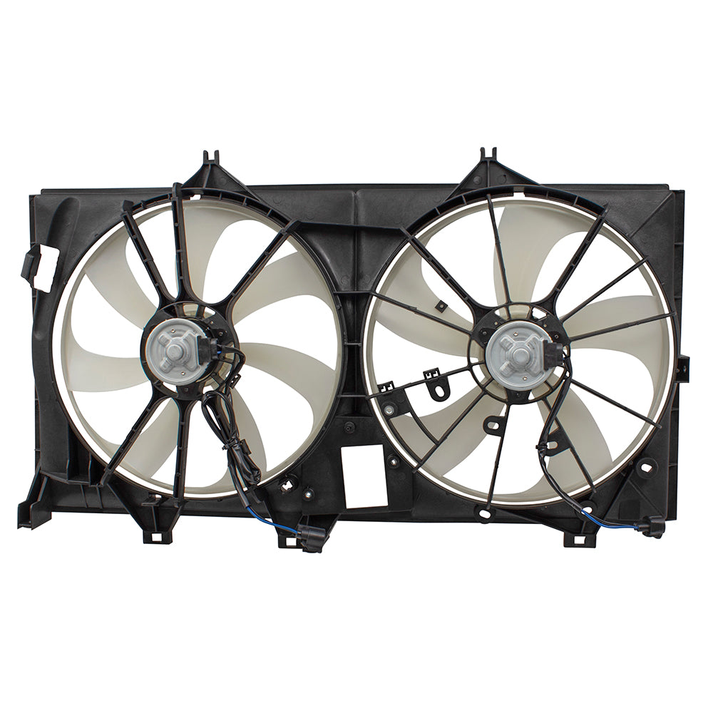 Brock Replacement Dual Cooling Fan Assembly 3.5L Compatible with 12-17 Camry 13-18 Avalon 13-18 ES350