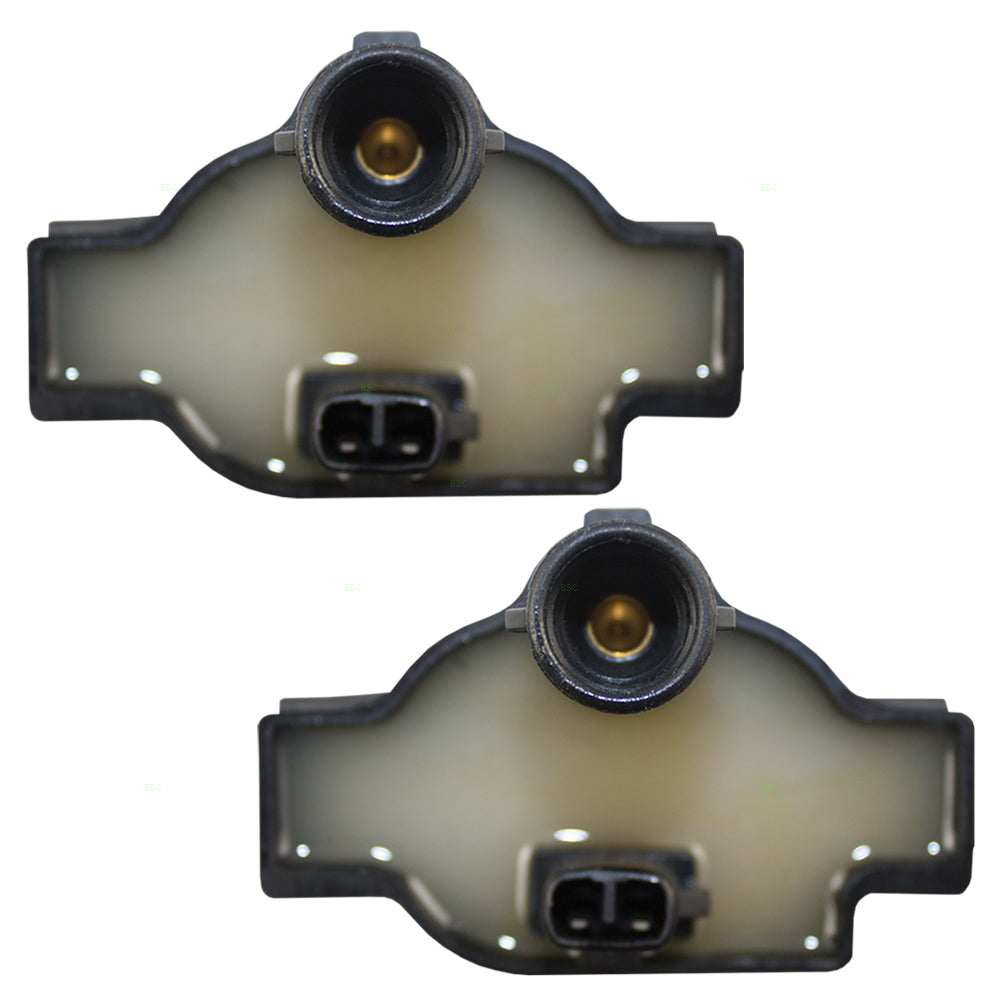 Brock Replacement 2 Pc Set Pack Ignition Spark Plug Coil Pack Module Compatible with LS400 SC400 4.0L 8 cylinder 90919-02197
