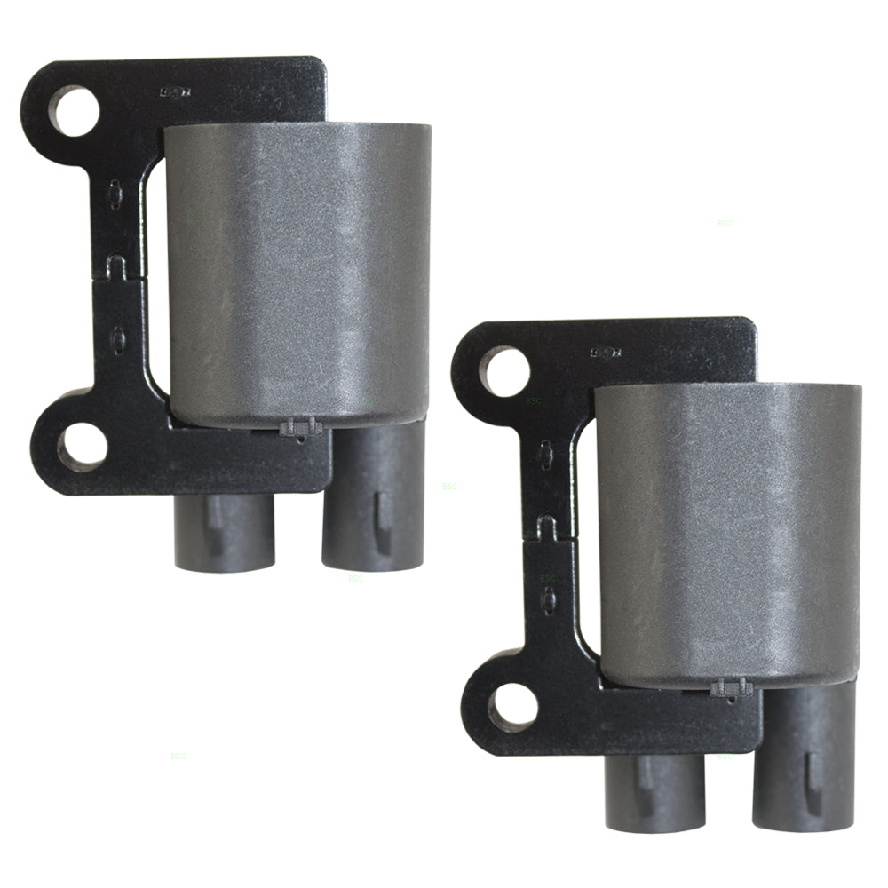 Brock Replacement 2 Piece Set Ignition Spark Plug Coil Pack Modules Compatible with Prizm Corolla 1.8L 4 cyl 90919-02224 UF-246