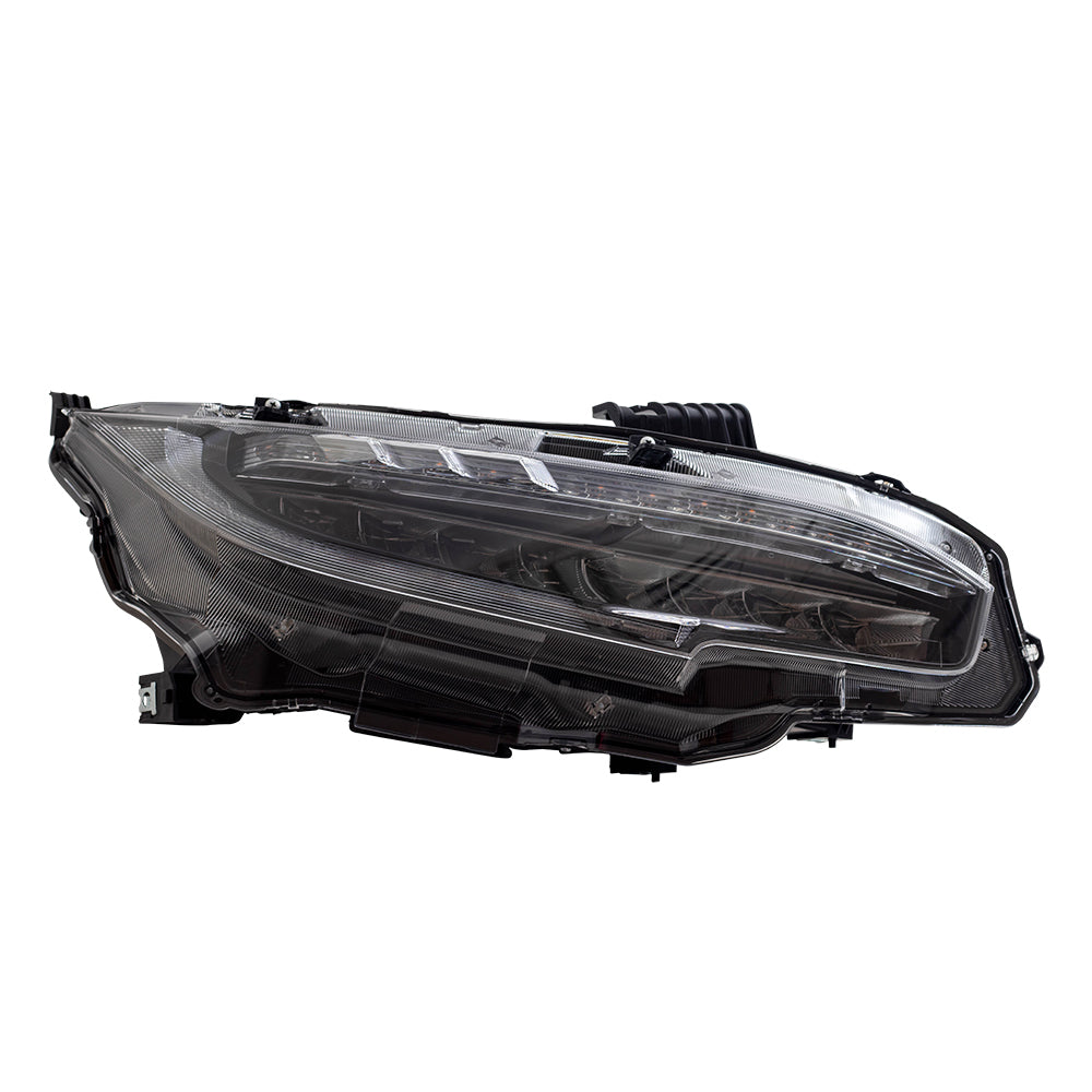 Headlight for 2016-2021 Civic LED w/ LED Daytime Running Lights 33100TBAA11 Right