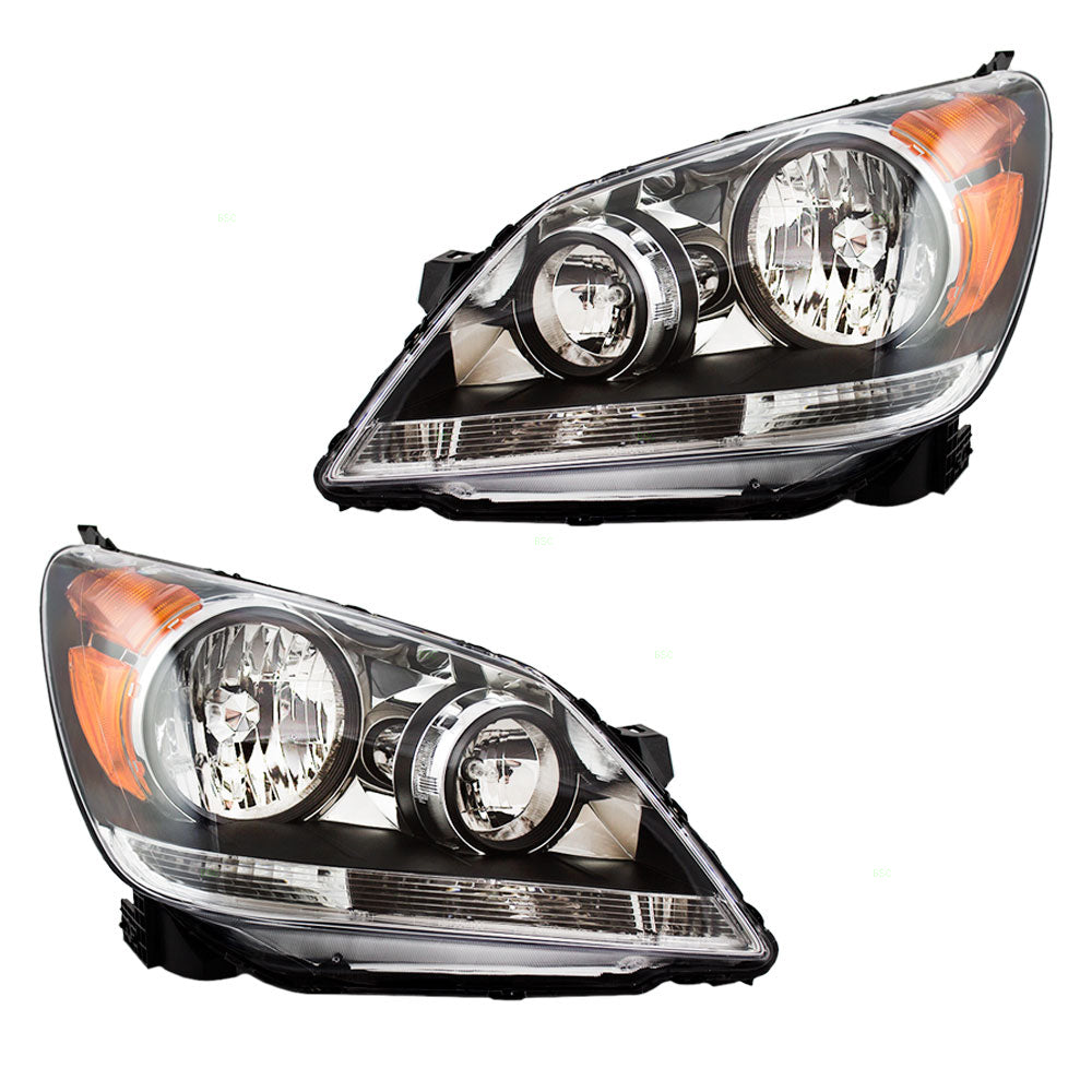 Headlight for 2008-2010 Odyssey 33150SHJA51 Set HO2502136