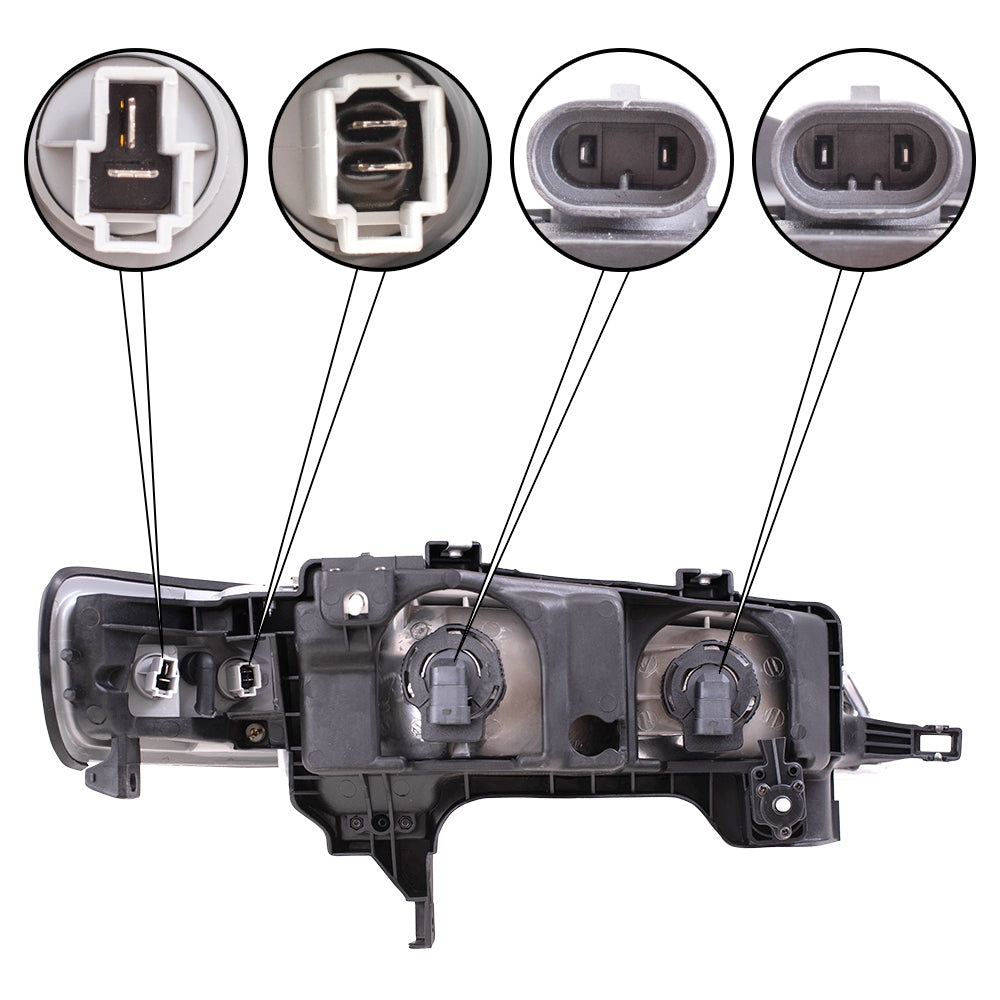 Headlight for 1994-1997 Accord 33150SV4A02 Left HO2502106