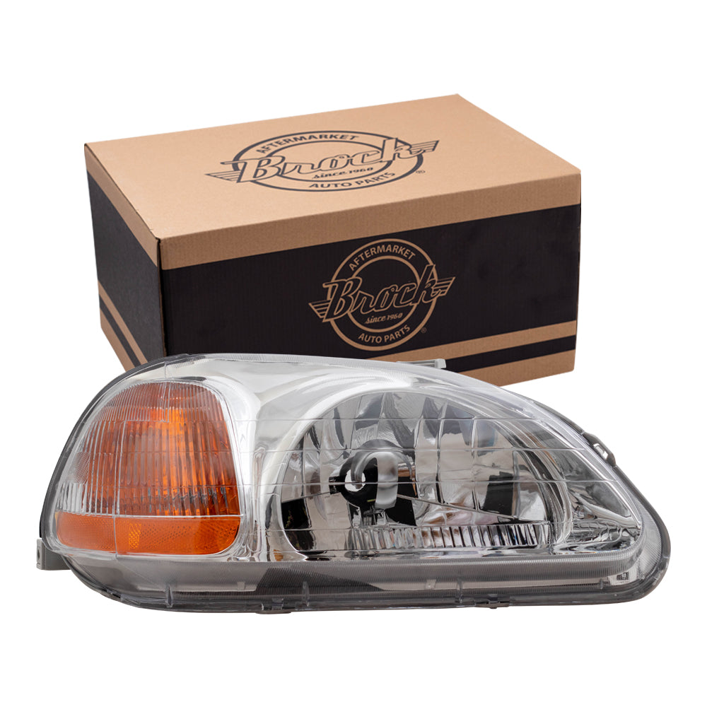 Headlight for 1996-1998 Civic 33101S01305 Right