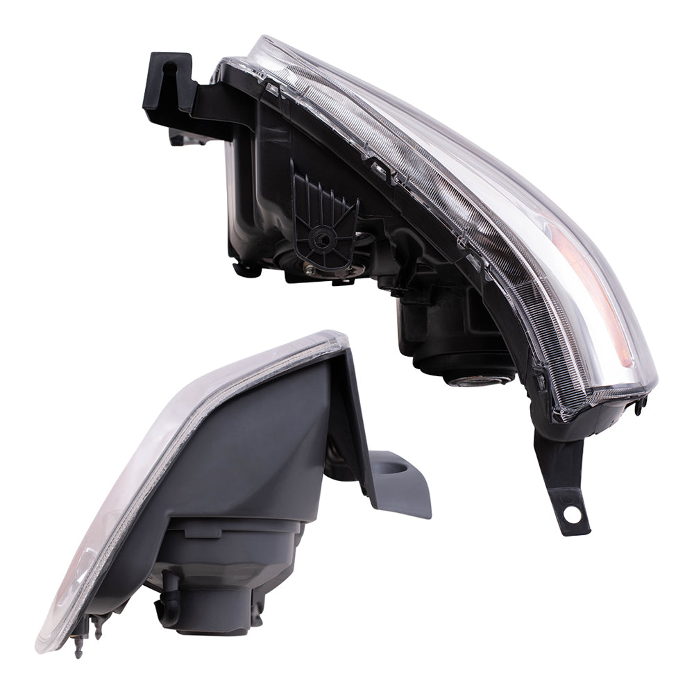 Brock Replacement Halogen Headlights and Tail Lights Compatible with 2006 2007 2008 Pilot