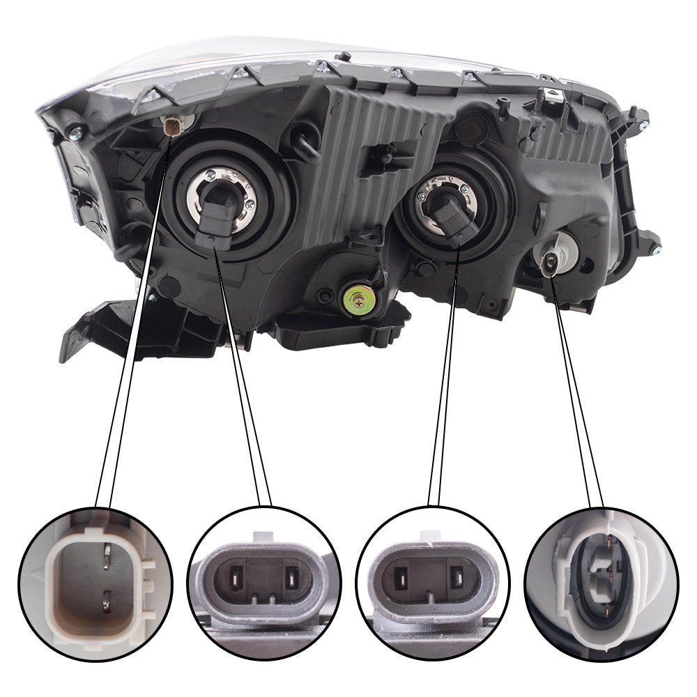 Headlight for 2008-2012 Accord Sedan 33150TA0A01 Left HO2502130