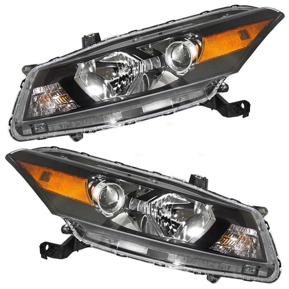 Headlight for 2008-2012 Accord Coupe 33150TE0A01 Set HO2502135