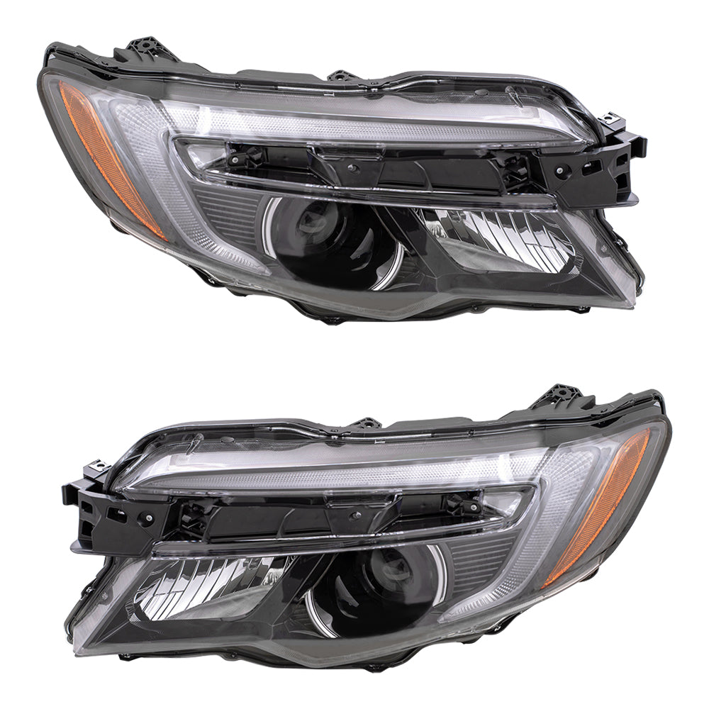 Headlight for 2016-2020 Pilot w/o Daytime Running Lights 2017-2020 Ridgeline 33150TG7A02 Set
