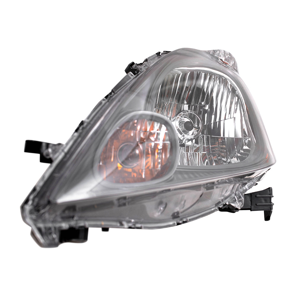 Headlight for 2009-2014 Fit Base/LX/DX w/ Gray Bezel 33150TK6A01 Left HO2502138