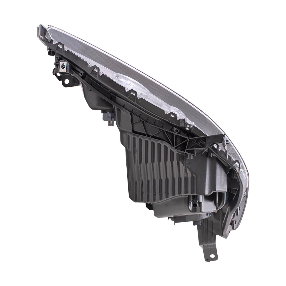Headlight for 2009-2014 Fit Base/LX/DX w/ Gray Bezel 33150TK6A01 Left HO2502138