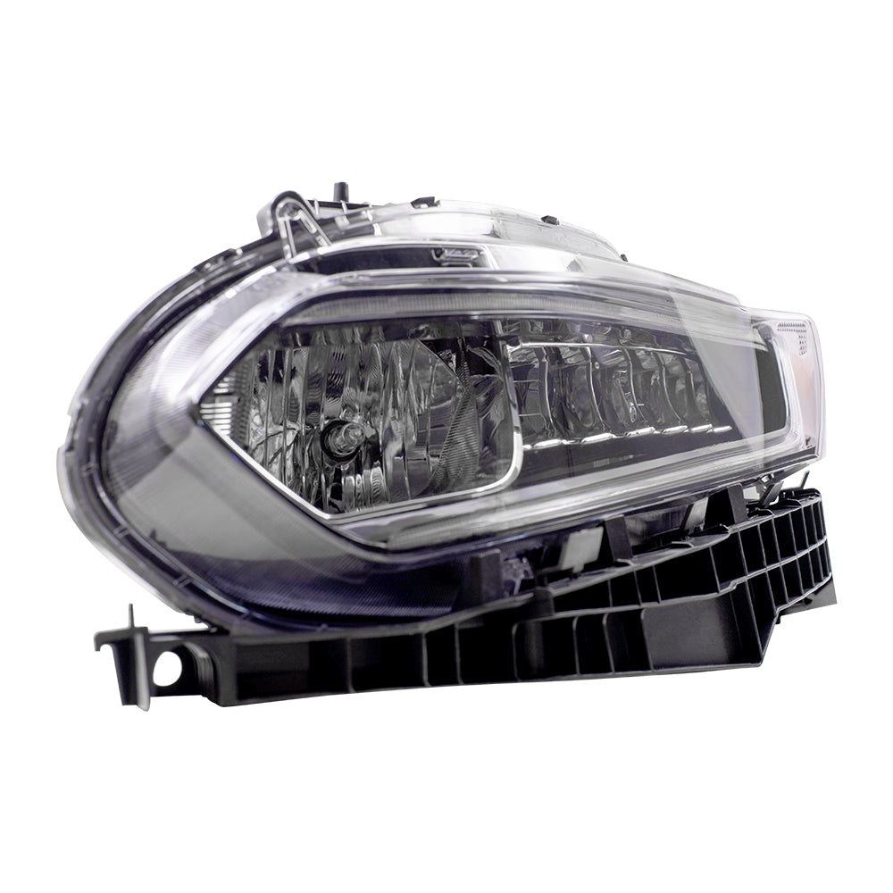 Headlight for 2018-2022 Accord Sedan Except Touring w/ Halogen High Beam 33150TVAA01 Left HO2502187