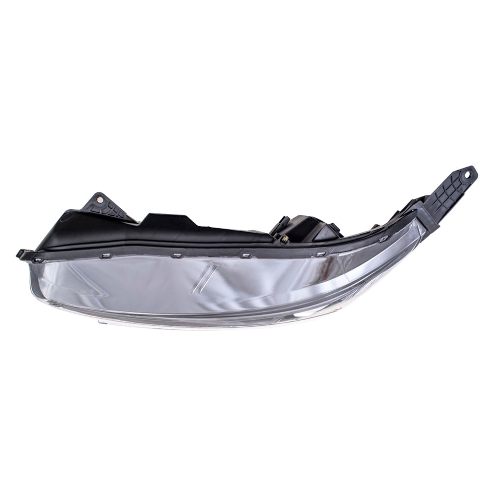 Brock Aftermarket Replacement Driver Left Halogen Combination Headlight Assembly With Side Cover Bracket Compatible With 2017-2021 Honda CR-V North America Built