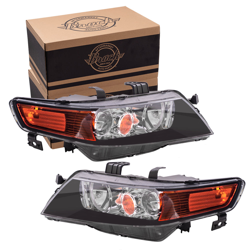 Headlight for 2004-2005 TSX HID w/o HID Kit 33101SECA12 Set AC2518106