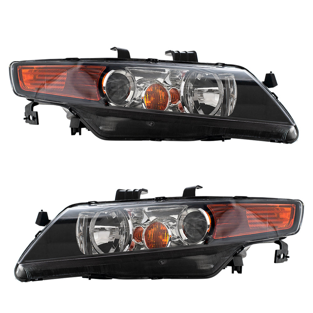 Headlight for 2004-2005 TSX HID w/o HID Kit 33101SECA12 Set AC2518106